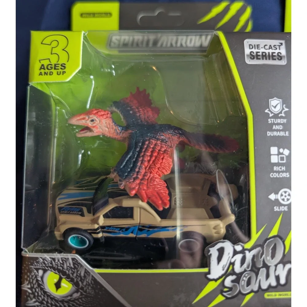 Spirit Arrow Dino Sour Toy  Dinosaur Set‎ Of 4 Gift Christmas